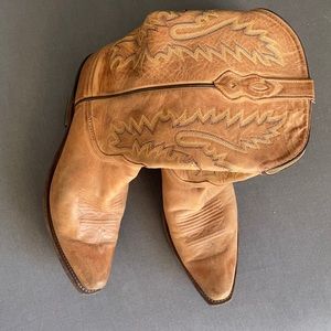 •Leather Cowboy Boots•